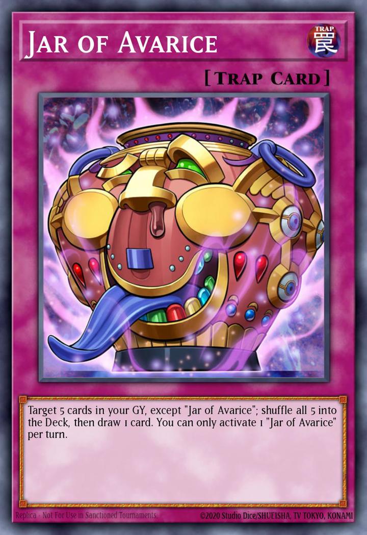 Jar of Avarice Single: Yu-Gi-Oh! 2016 Mega-Tin Mega Pack Einzelkarte