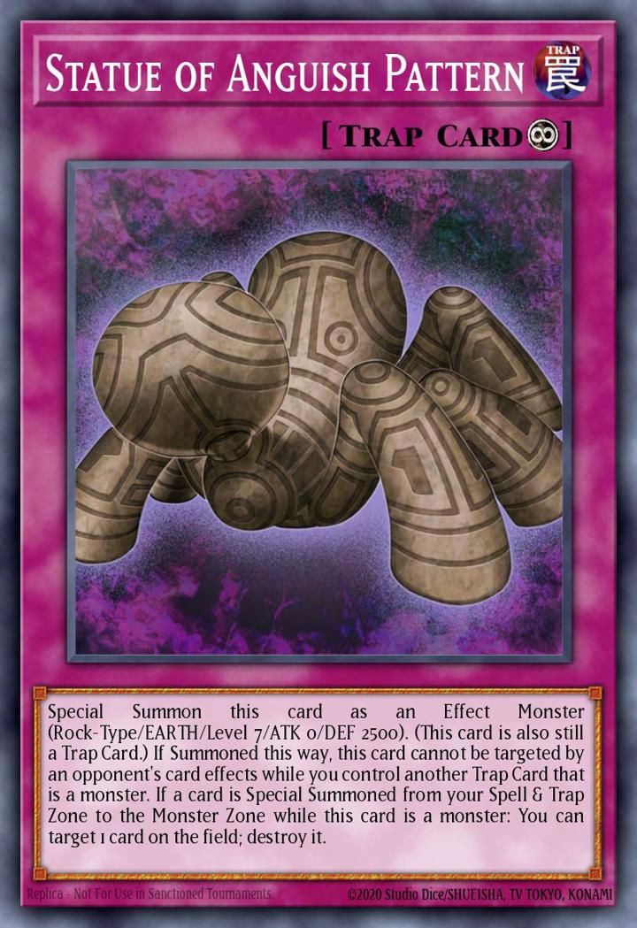 Statue of Anguish Pattern Single: Yu-Gi-Oh! 2016 Mega-Tin Mega Pack Einzelkarte