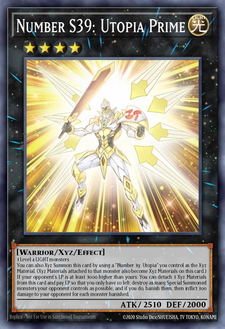 Number S39: Utopia Prime Single: Yu-Gi-Oh! 2016 Mega-Tin Mega Pack Einzelkarte