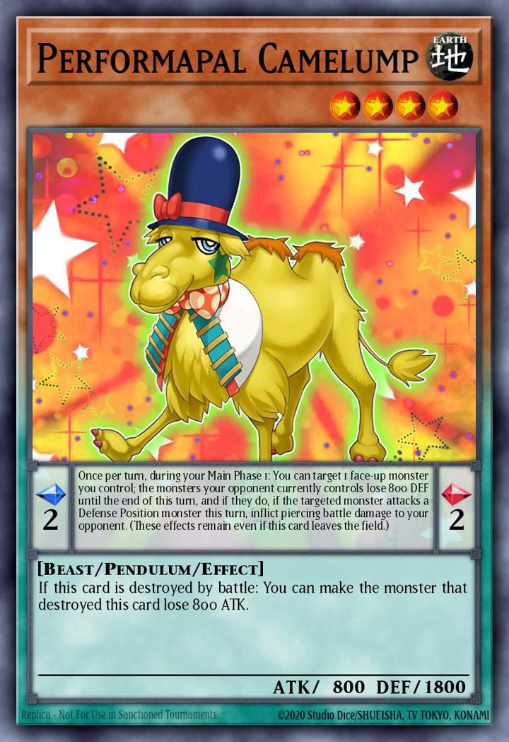 Performapal Camelump Single: Yu-Gi-Oh! 2016 Mega-Tin Mega Pack Einzelkarte
