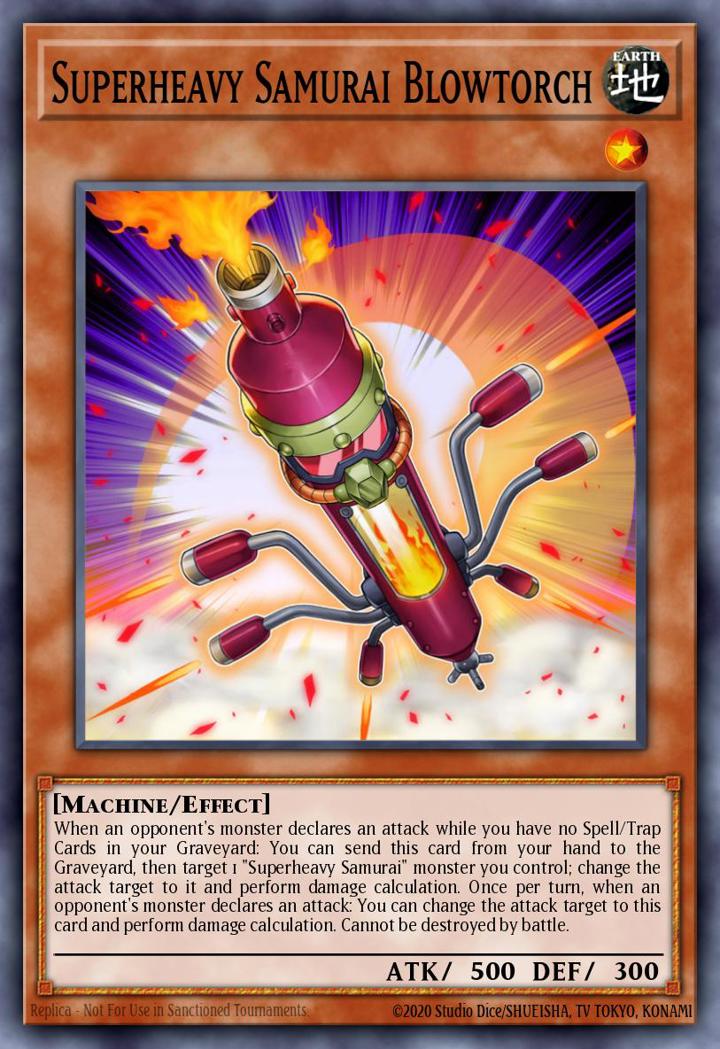 Superheavy Samurai Blowtorch Single: Yu-Gi-Oh! 2016 Mega-Tin Mega Pack Einzelkarte