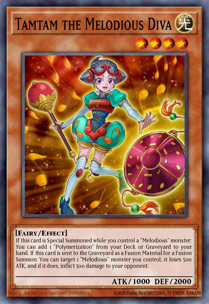 Tamtam the Melodious Diva Single: Yu-Gi-Oh! 2016 Mega-Tin Mega Pack Einzelkarte