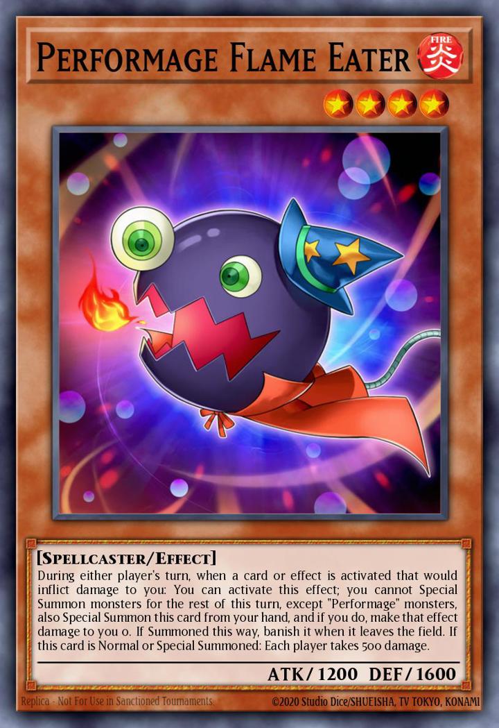 Performage Flame Eater Single: Yu-Gi-Oh! 2016 Mega-Tin Mega Pack Einzelkarte