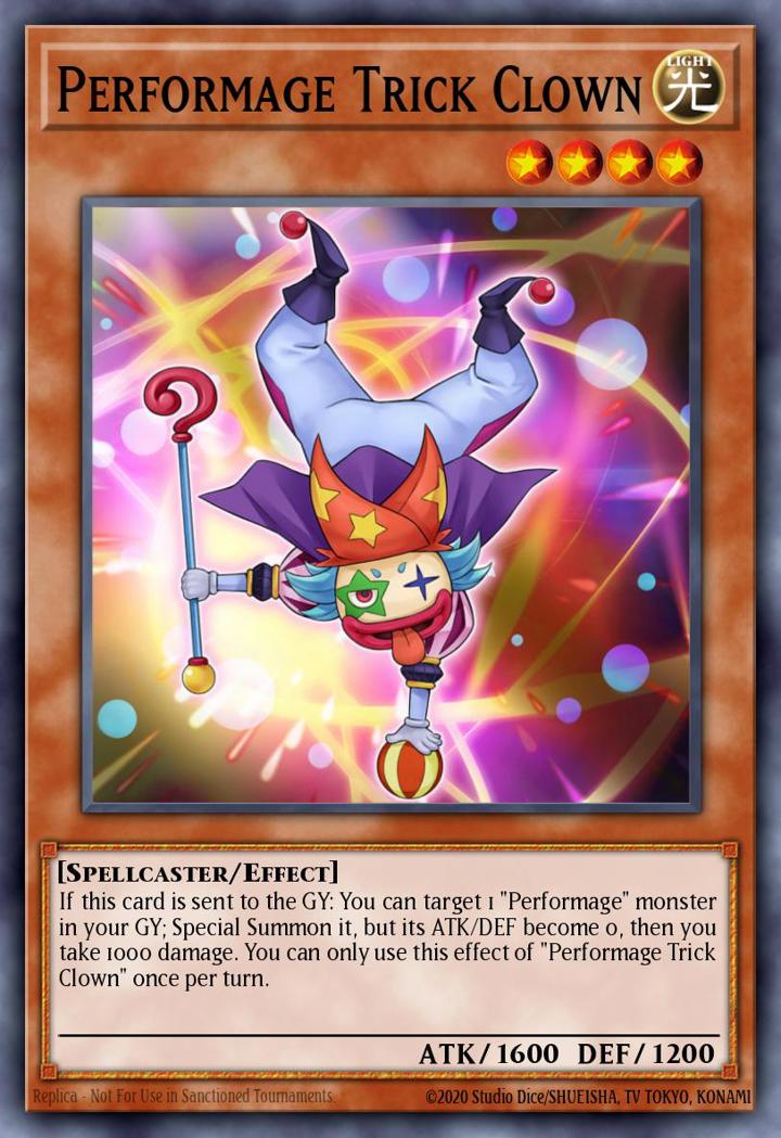 Performage Trick Clown Single: Yu-Gi-Oh! 2016 Mega-Tin Mega Pack Einzelkarte