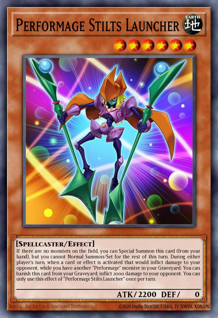 Performage Stilts Launcher Single: Yu-Gi-Oh! 2016 Mega-Tin Mega Pack Einzelkarte