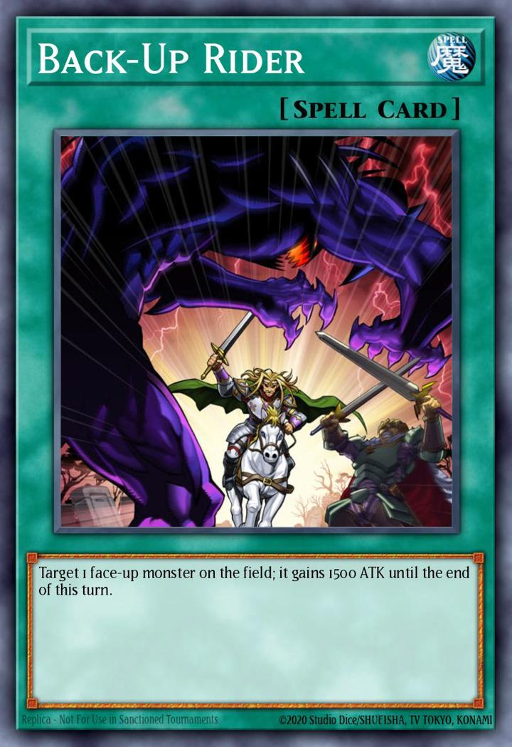 Back-Up Rider Single: Yu-Gi-Oh! 2016 Mega-Tin Mega Pack Einzelkarte