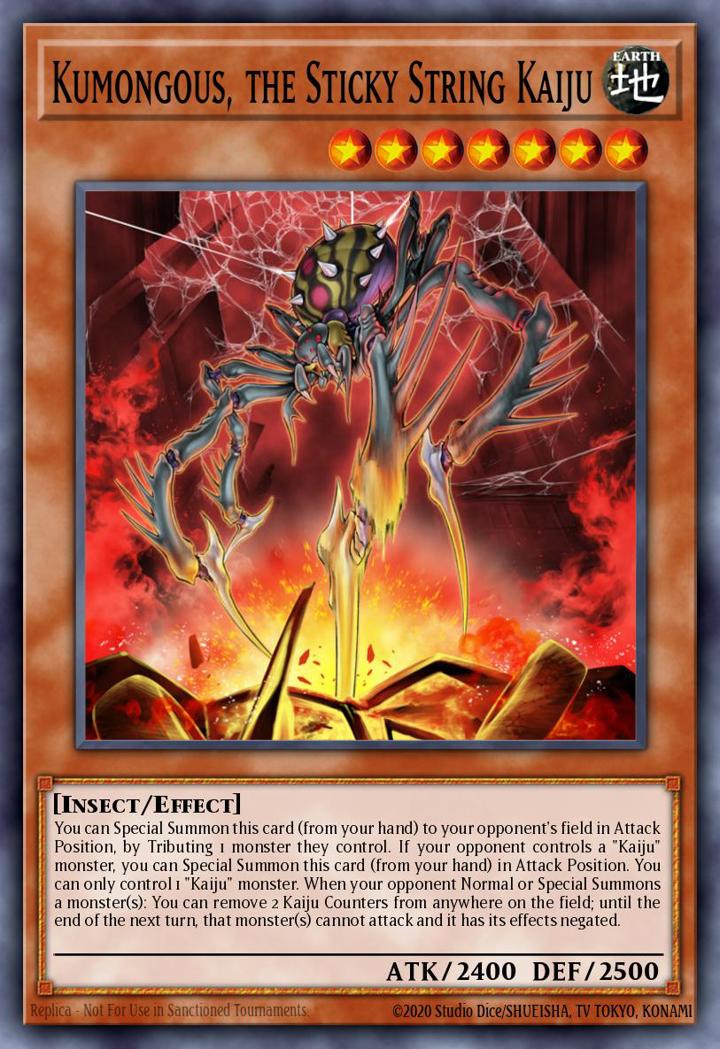 Kumongous, the Sticky String Kaiju Single: Yu-Gi-Oh! 2016 Mega-Tin Mega Pack Einzelkarte