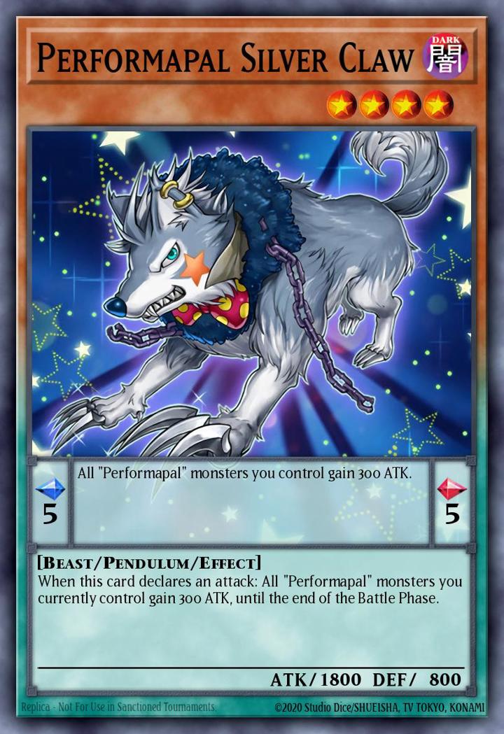 Performapal Silver Claw Single: Yu-Gi-Oh! 2016 Mega-Tin Mega Pack Einzelkarte