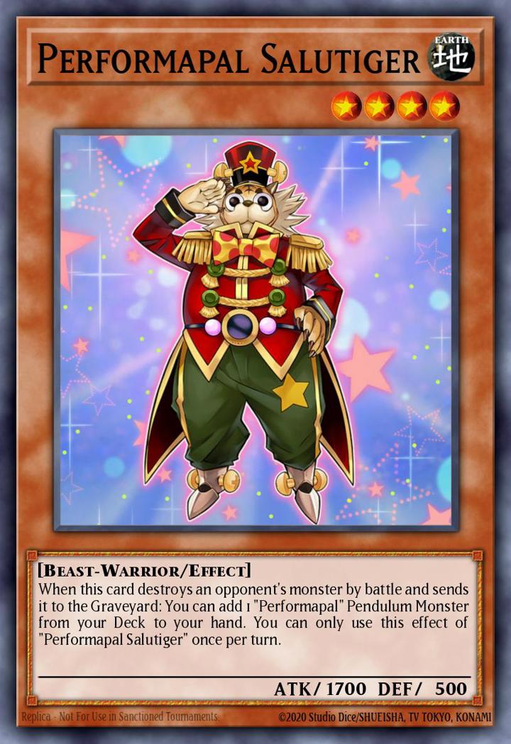 Performapal Salutiger Single: Yu-Gi-Oh! 2016 Mega-Tin Mega Pack Einzelkarte
