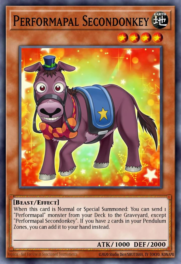Performapal Secondonkey Single: Yu-Gi-Oh! 2016 Mega-Tin Mega Pack Einzelkarte