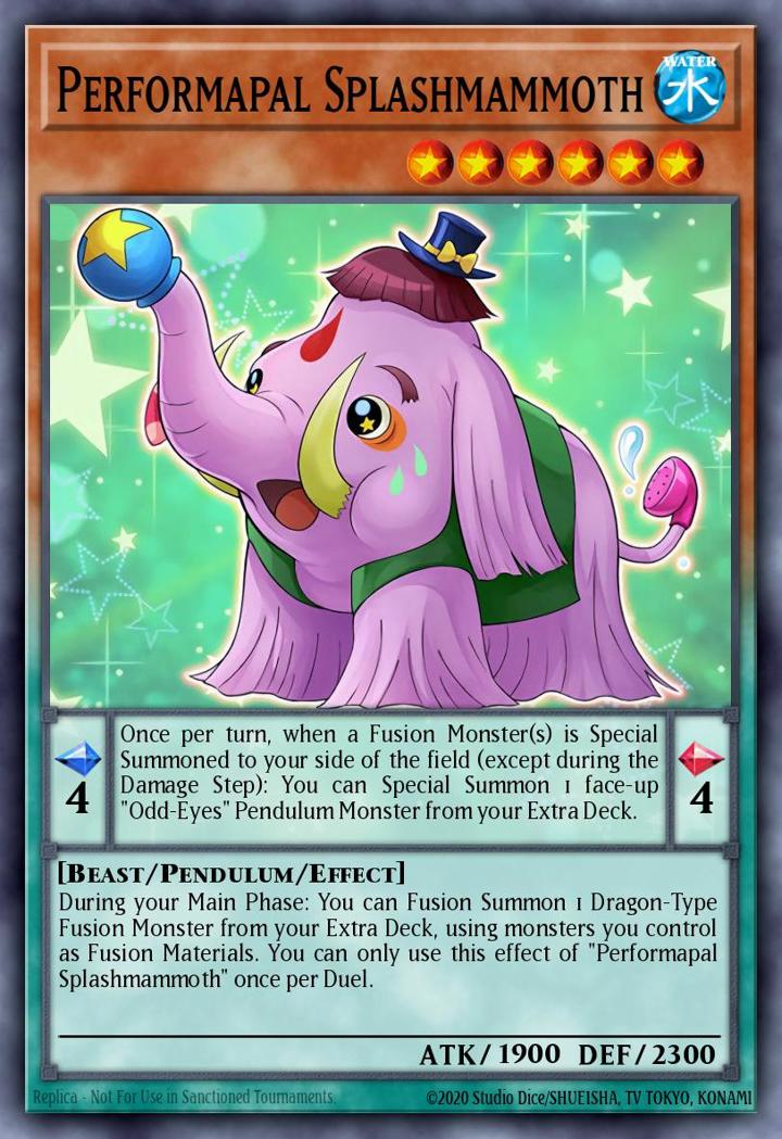 Performapal Splashmammoth Single: Yu-Gi-Oh! 2016 Mega-Tin Mega Pack Einzelkarte