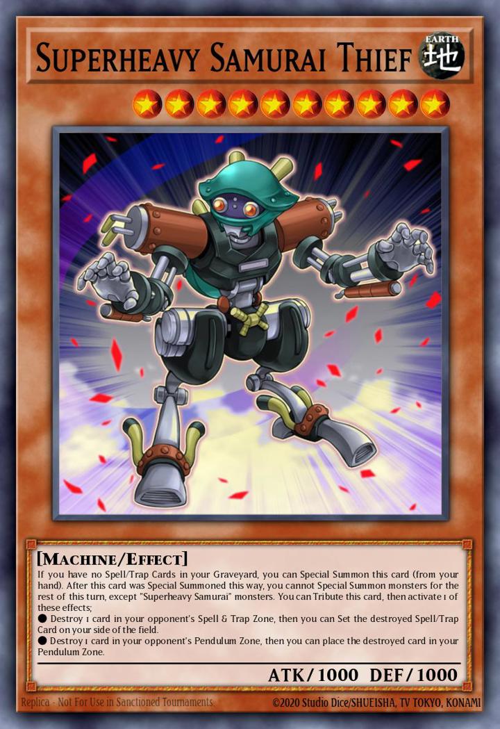Superheavy Samurai Thief Single: Yu-Gi-Oh! 2016 Mega-Tin Mega Pack Einzelkarte