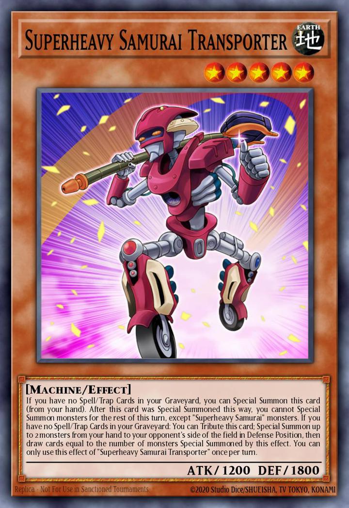 Superheavy Samurai Transporter Single: Yu-Gi-Oh! 2016 Mega-Tin Mega Pack Einzelkarte