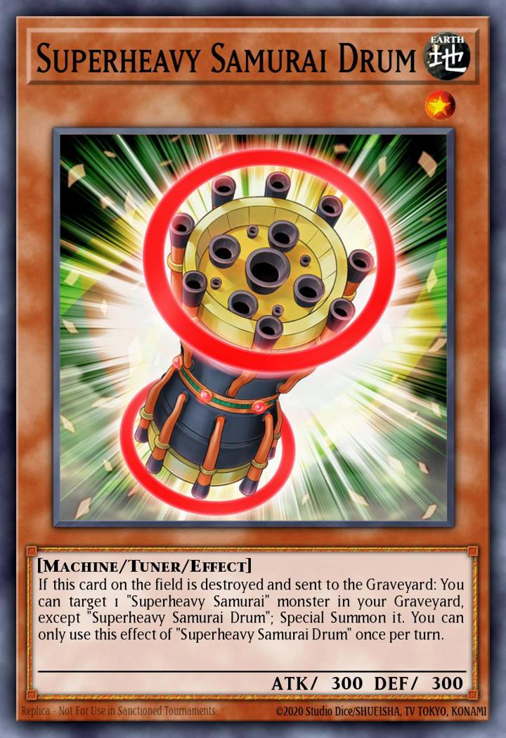Superheavy Samurai Drum Single: Yu-Gi-Oh! 2016 Mega-Tin Mega Pack Einzelkarte