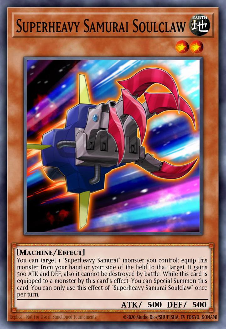 Superheavy Samurai Soulclaw Single: Yu-Gi-Oh! 2016 Mega-Tin Mega Pack Einzelkarte
