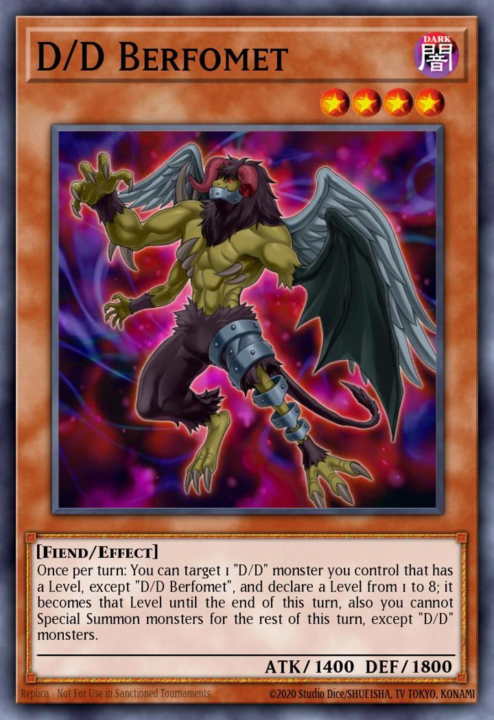 D/D Berfomet Single: Yu-Gi-Oh! 2016 Mega-Tin Mega Pack Einzelkarte