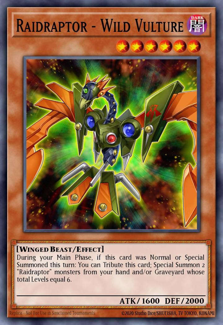 Raidraptor - Wild Vulture Single: Yu-Gi-Oh! 2016 Mega-Tin Mega Pack Einzelkarte