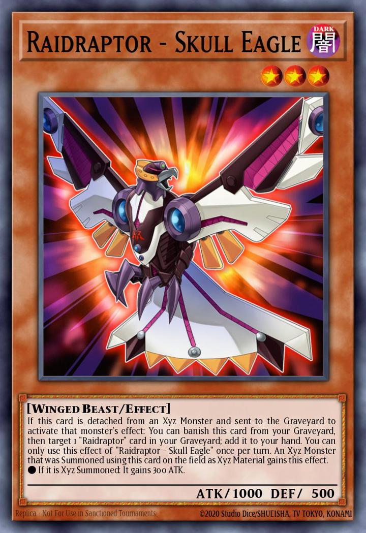 Raidraptor - Skull Eagle Single: Yu-Gi-Oh! 2016 Mega-Tin Mega Pack Einzelkarte