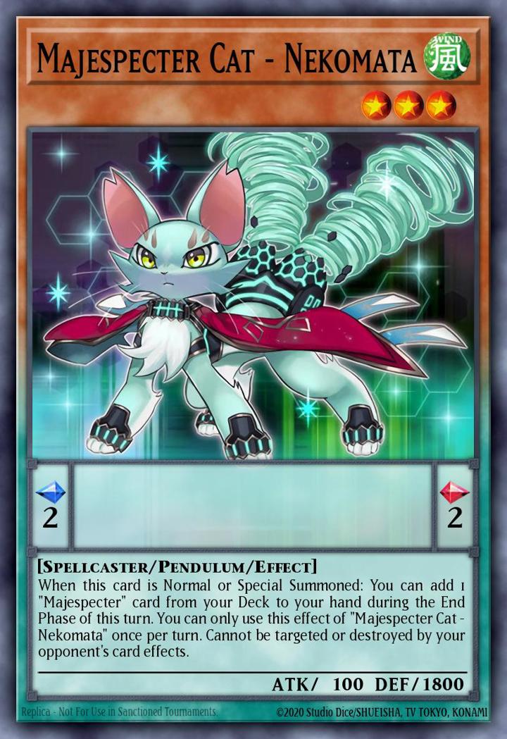 Majespecter Cat - Nekomata Single: Yu-Gi-Oh! 2016 Mega-Tin Mega Pack Einzelkarte