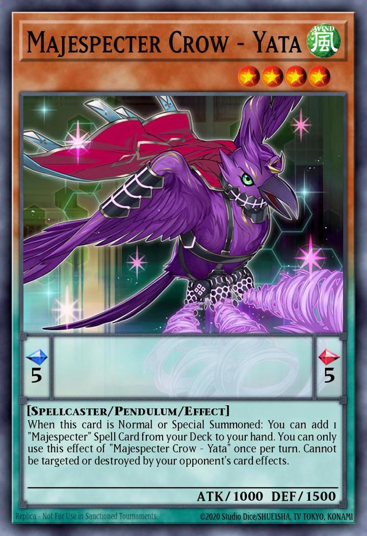 Majespecter Crow - Yata Single: Yu-Gi-Oh! 2016 Mega-Tin Mega Pack Einzelkarte