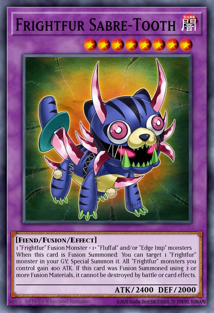 Frightfur Sabre-Tooth Single: Yu-Gi-Oh! 2016 Mega-Tin Mega Pack Einzelkarte