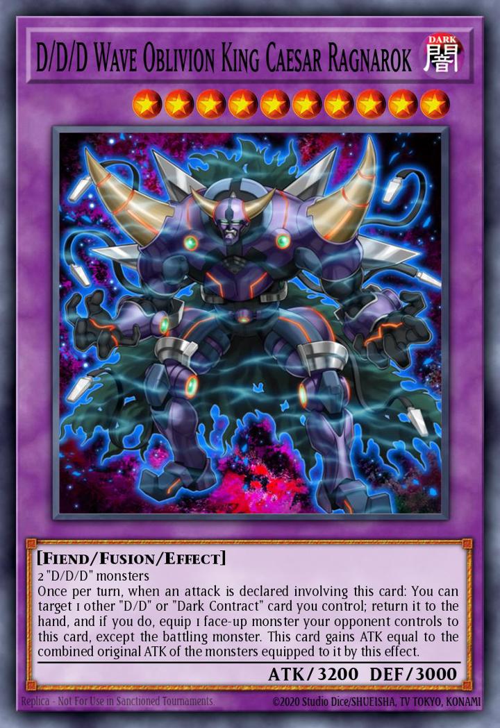 D/D/D Wave Oblivion King Caesar Ragnarok Single: Yu-Gi-Oh! 2016 Mega-Tin Mega Pack Einzelkarte