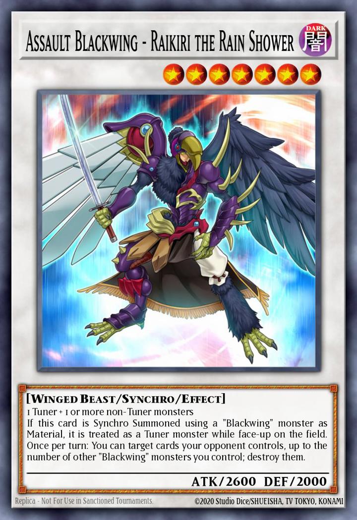 Assault Blackwing - Raikiri the Rain Shower Single: Yu-Gi-Oh! 2016 Mega-Tin Mega Pack Einzelkarte