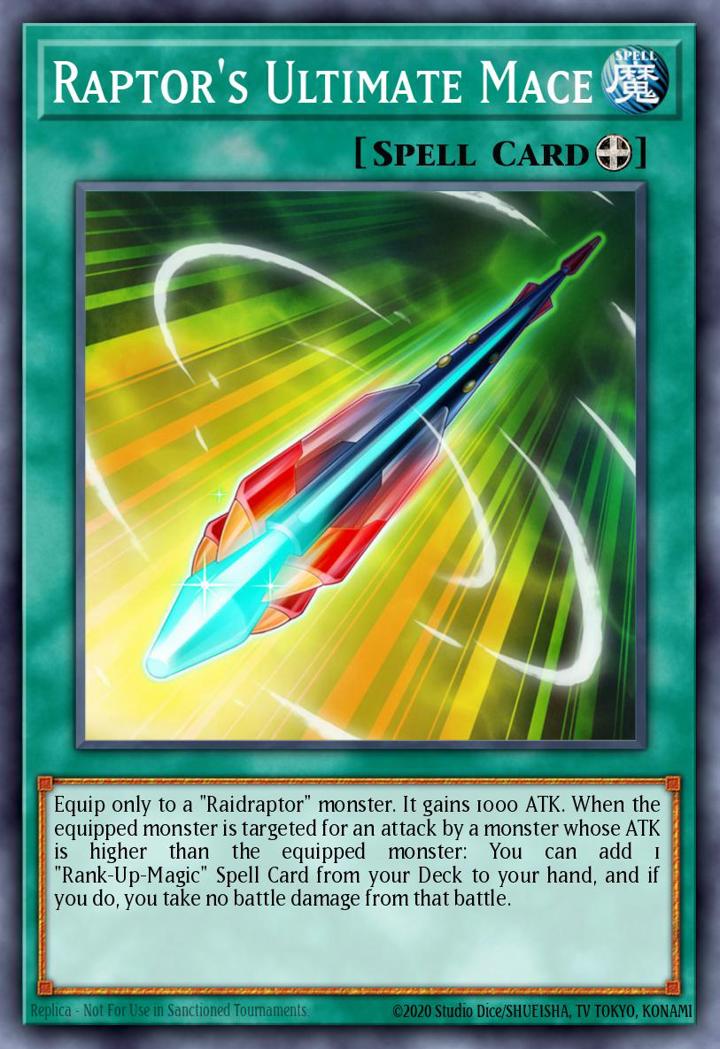 Raptor's Ultimate Mace Single: Yu-Gi-Oh! 2016 Mega-Tin Mega Pack Einzelkarte