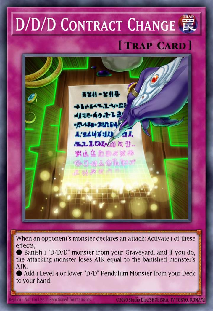 D/D/D Contract Change Single: Yu-Gi-Oh! 2016 Mega-Tin Mega Pack Einzelkarte