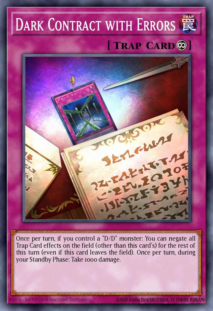 Dark Contract with Errors Single: Yu-Gi-Oh! 2016 Mega-Tin Mega Pack Einzelkarte