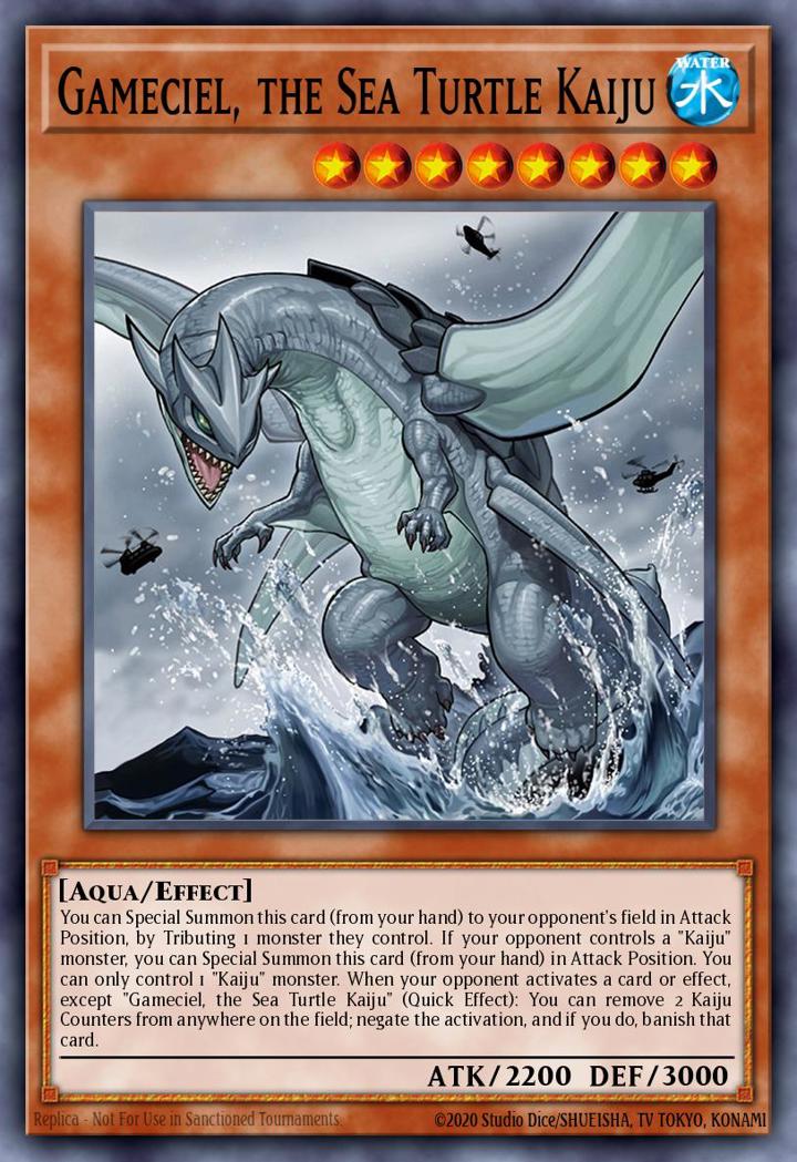 Gameciel, the Sea Turtle Kaiju Single: Yu-Gi-Oh! 2016 Mega-Tin Mega Pack Einzelkarte