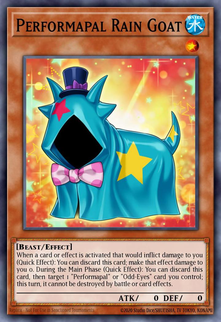 Performapal Rain Goat Single: Yu-Gi-Oh! 2016 Mega-Tin Mega Pack Einzelkarte
