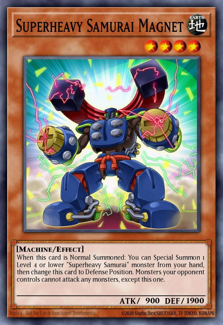 Superheavy Samurai Magnet Single: Yu-Gi-Oh! 2016 Mega-Tin Mega Pack Einzelkarte