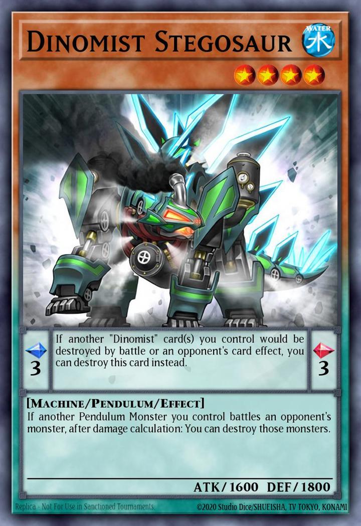Dinomist Stegosaur Single: Yu-Gi-Oh! 2016 Mega-Tin Mega Pack Einzelkarte