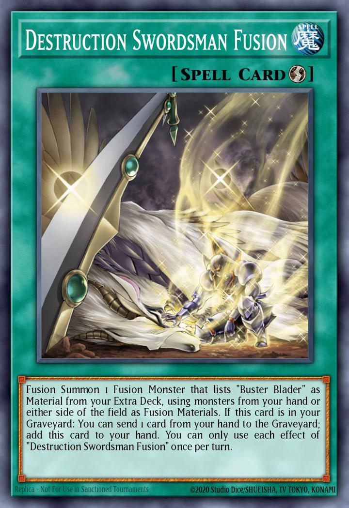 Destruction Swordsman Fusion Single: Yu-Gi-Oh! 2016 Mega-Tin Mega Pack Einzelkarte