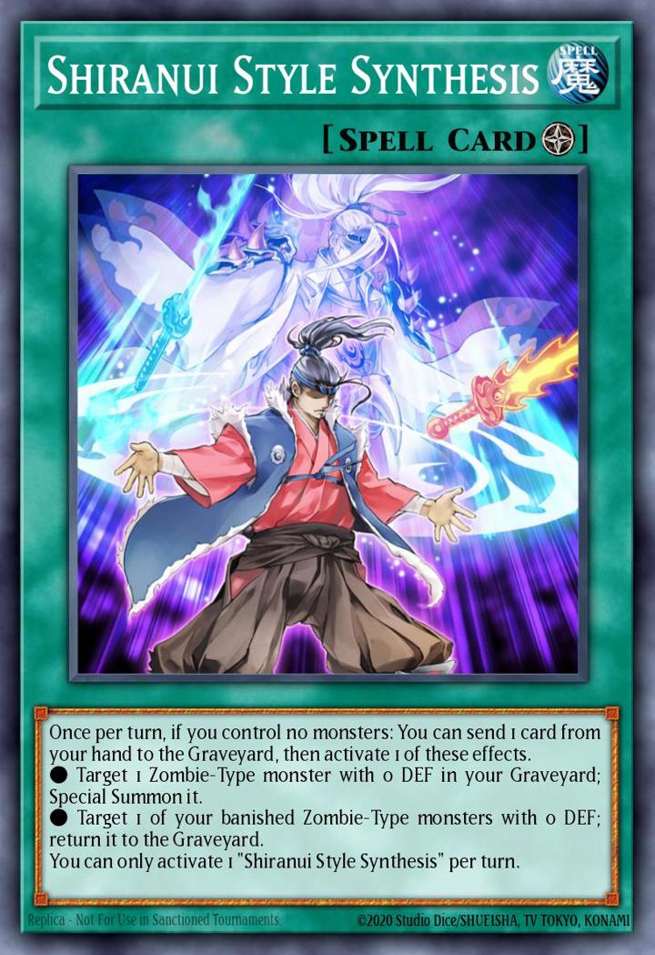 Shiranui Style Synthesis Single: Yu-Gi-Oh! 2016 Mega-Tin Mega Pack Einzelkarte