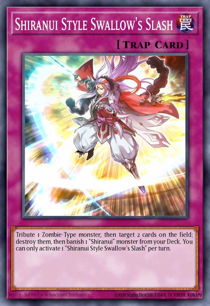 Shiranui Style Swallow's Slash Single: Yu-Gi-Oh! 2016 Mega-Tin Mega Pack Einzelkarte