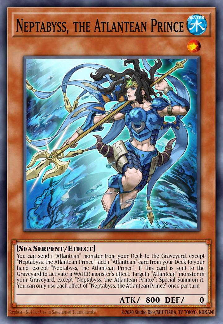 Neptabyss, the Atlantean Prince Single: Yu-Gi-Oh! 2016 Mega-Tin Mega Pack Einzelkarte