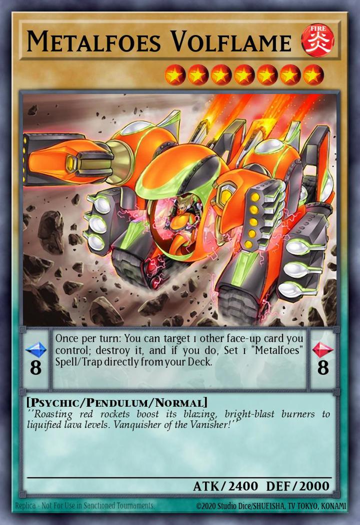 Metalfoes Volflame Single: Yu-Gi-Oh! 2017 Mega-Tin Mega Pack Einzelkarte