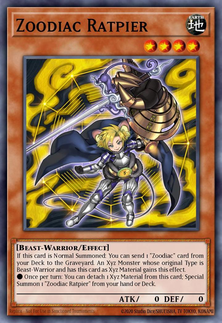 Zoodiac Ratpier Single: Yu-Gi-Oh! 2017 Mega-Tin Mega Pack Einzelkarte
