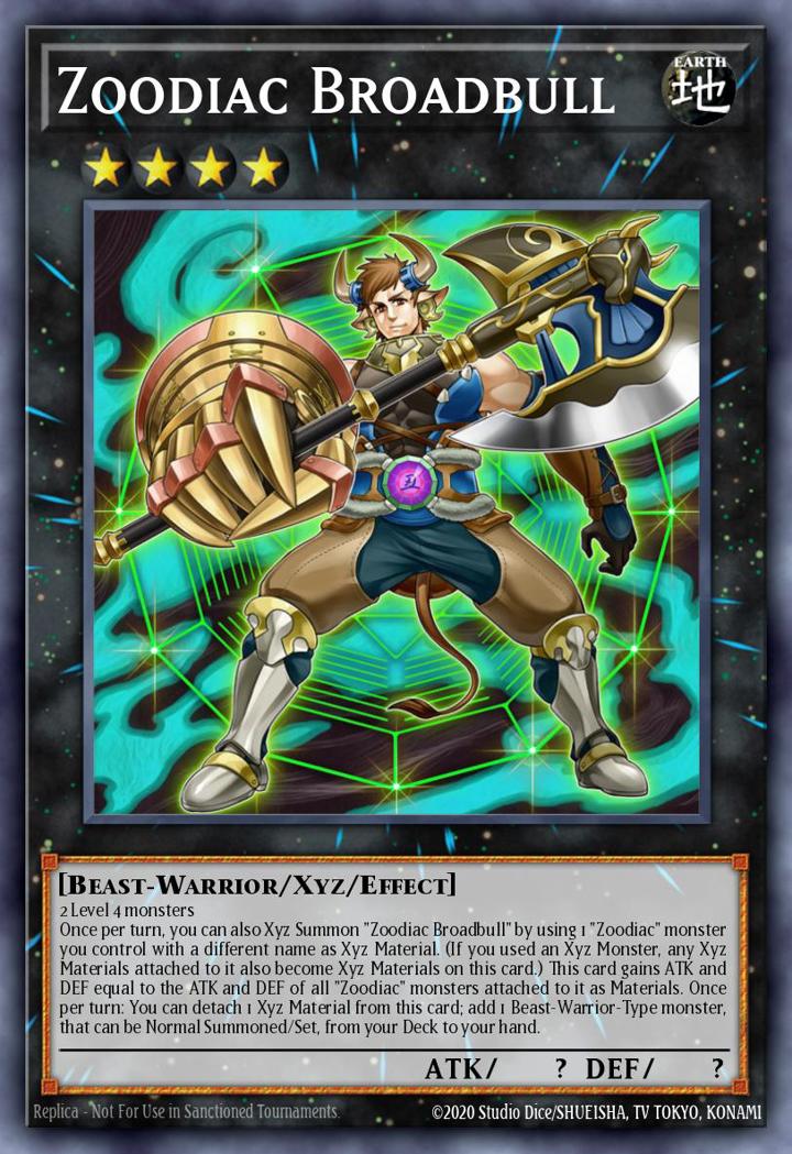 Zoodiac Broadbull Single: Yu-Gi-Oh! 2017 Mega-Tin Mega Pack Einzelkarte