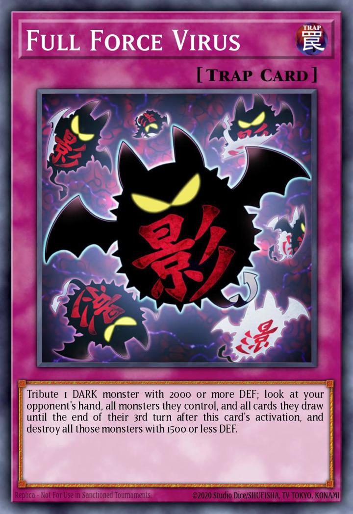 Full Force Virus Single: Yu-Gi-Oh! 2017 Mega-Tin Mega Pack Einzelkarte