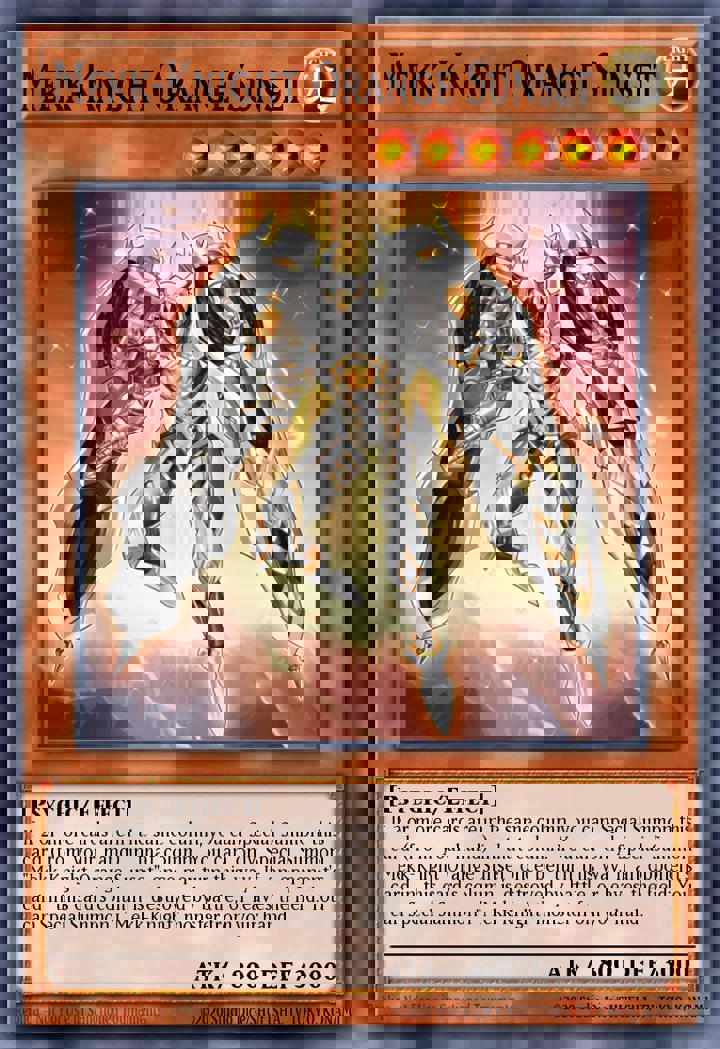 Mekk-Knight Orange Sunset
