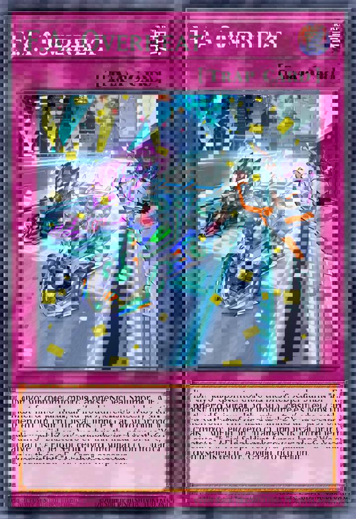 F.A. Overheat Single: Yu-Gi-Oh! 2019 Gold Sarcophagus Tin Mega Pack Einzelkarte