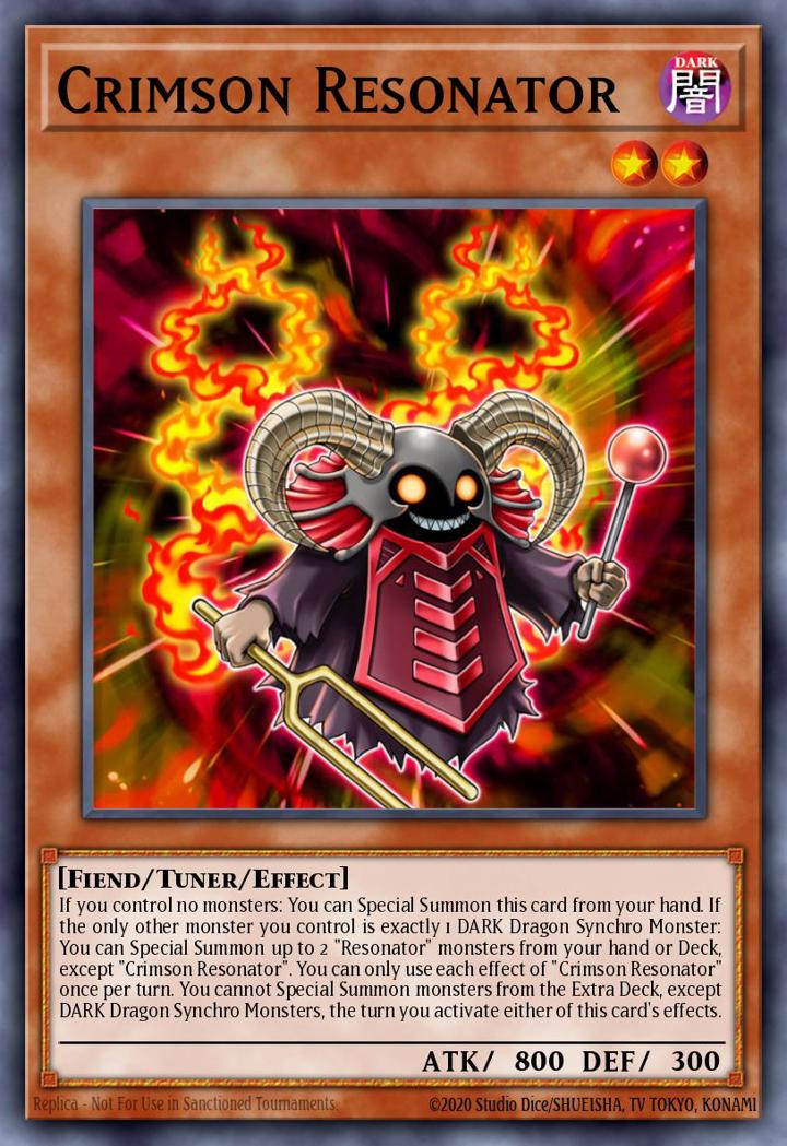 Crimson Resonator Single: Yu-Gi-Oh! 2021 Tin of Ancient Battles Einzelkarte