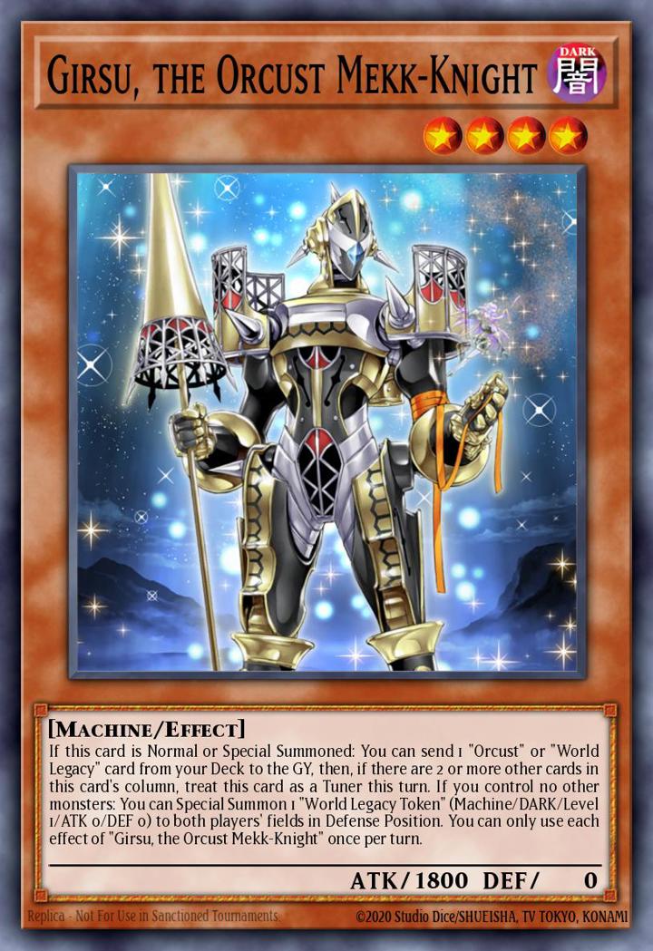 Girsu, the Orcust Mekk-Knight Single: Yu-Gi-Oh! 2021 Tin of Ancient Battles Einzelkarte