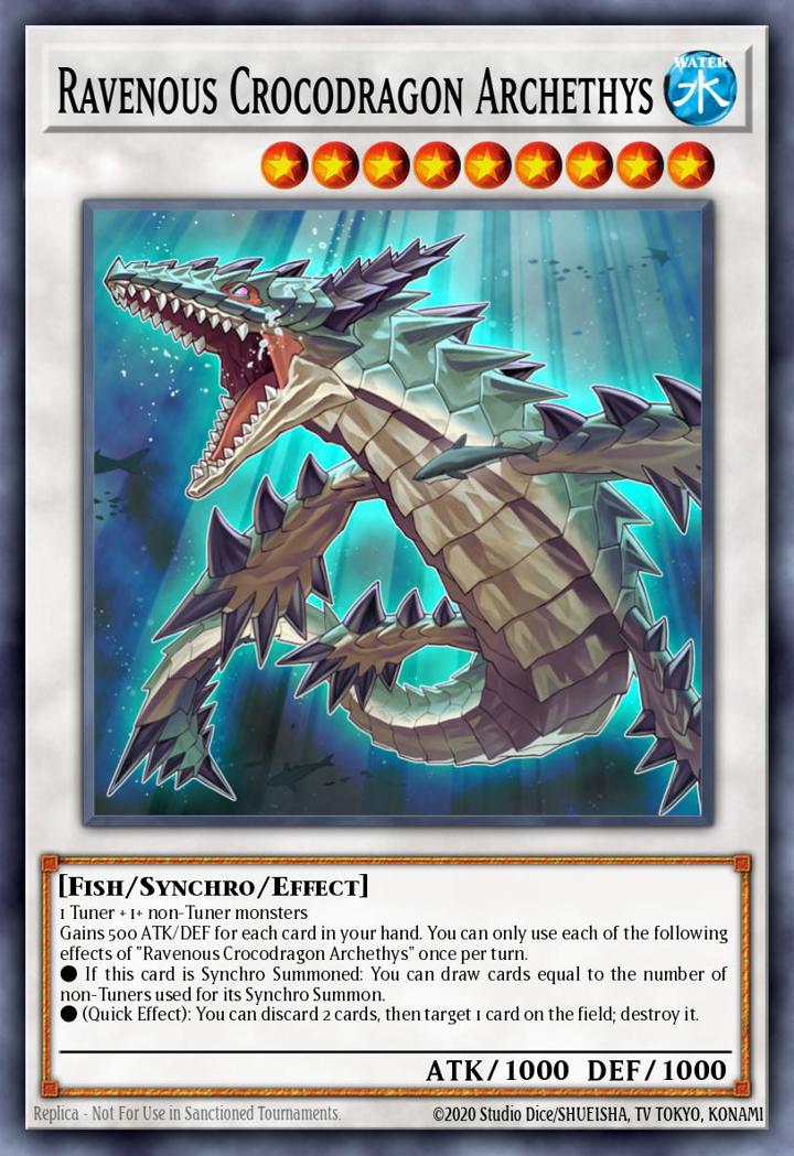 Ravenous Crocodragon Archethys Single: Yu-Gi-Oh! 2021 Tin of Ancient Battles Einzelkarte
