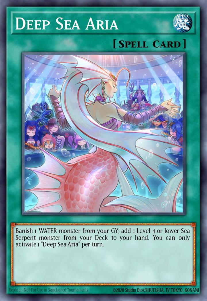 Deep Sea Aria Single: Yu-Gi-Oh! 2021 Tin of Ancient Battles Einzelkarte