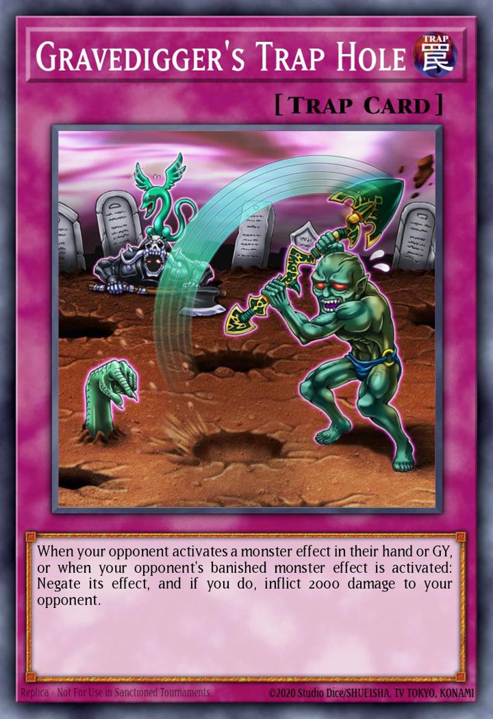 Gravedigger's Trap Hole Single: Yu-Gi-Oh! 2021 Tin of Ancient Battles Einzelkarte
