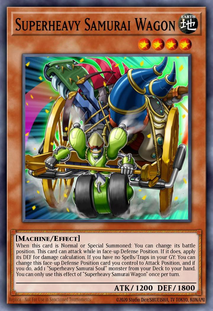 Superheavy Samurai Wagon Single: Yu-Gi-Oh! 2021 Tin of Ancient Battles Einzelkarte